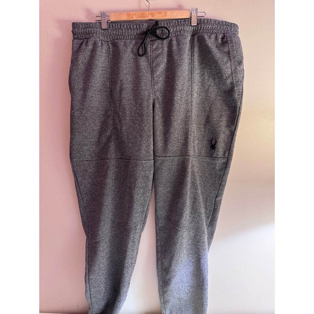 Spyder Active Men's XXL Gray Performance Jogger Pants Drawstring